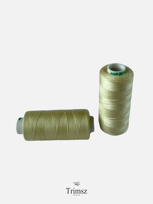 Spun Polyester - Pale Cream Yellow