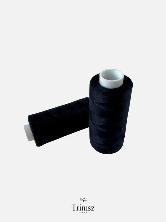 Spun Polyester - Black
