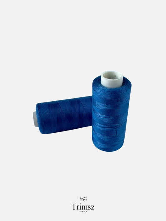 Spun Polyester - Blue Muted