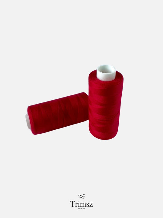 Spun Polyester - Red