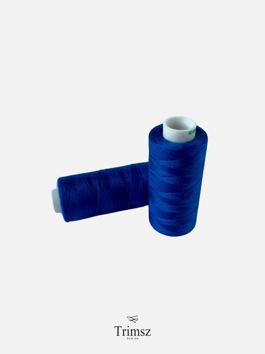 Spun Polyester - Cobalt Blue
