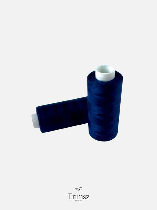 Spun Polyester - Deep Navy Blue