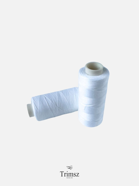 Spun Polyester - White