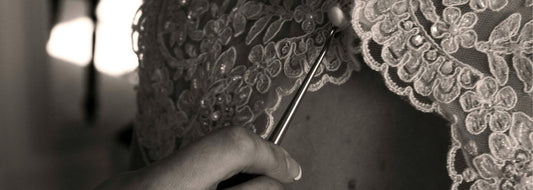 Sewing with lace & gimp